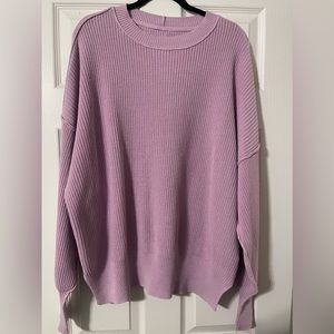 Aerie lavender slouchy sweater